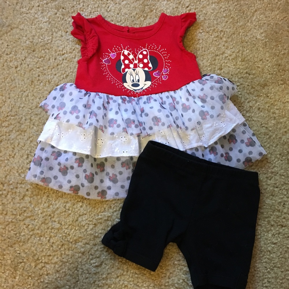 3/$10 Disney Baby Minnie Mouse Set